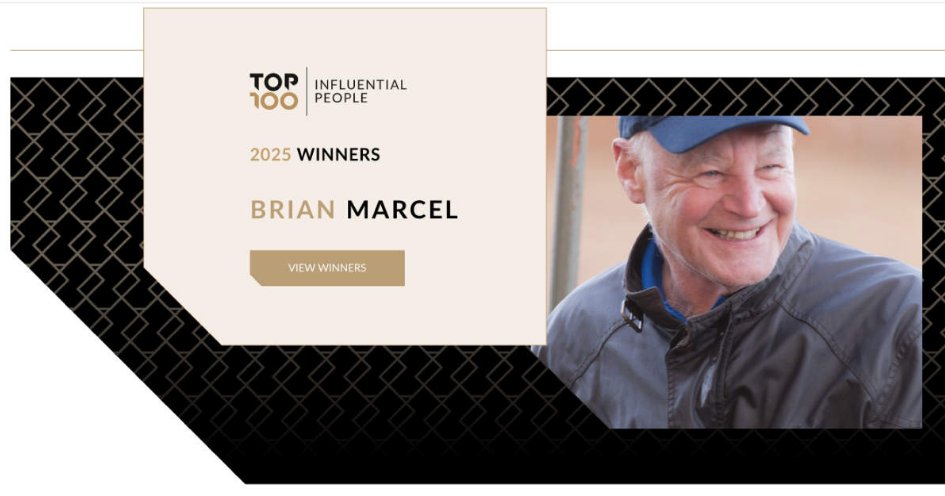 Top100InfluentialPeopleAwardBrianMarcel
